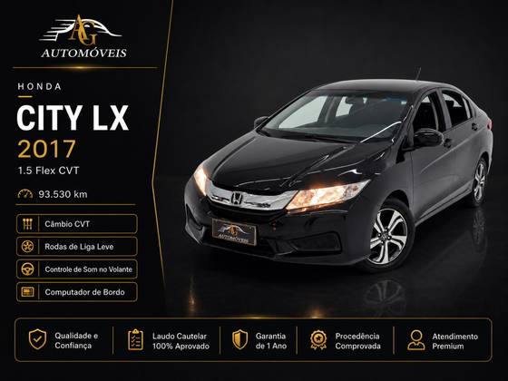 HONDA CITY 1.5 LX 16V FLEX 4P AUTOMÁTICO HONDA CITY 1.5 LX 16V FLEX 4P AUTOMÁTICO